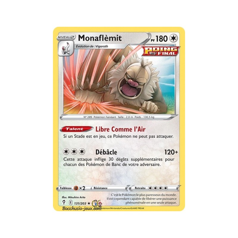 Carte Pokémon EB07 131/203 Monaflèmit Holo