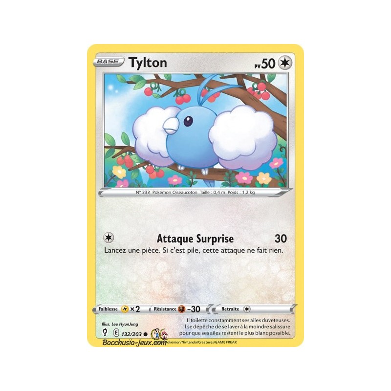 Carte Pokémon EB07 132/203 Tylton