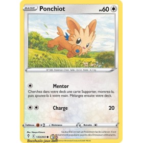 Carte Pokémon EB07 133/203 Ponchiot