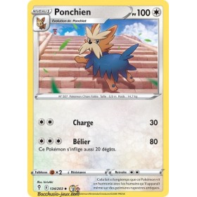 Carte Pokémon EB07 134/203 Ponchien