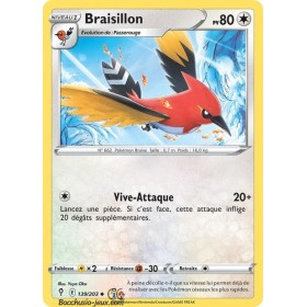 Carte Pokémon EB07 139/203 Braisillon