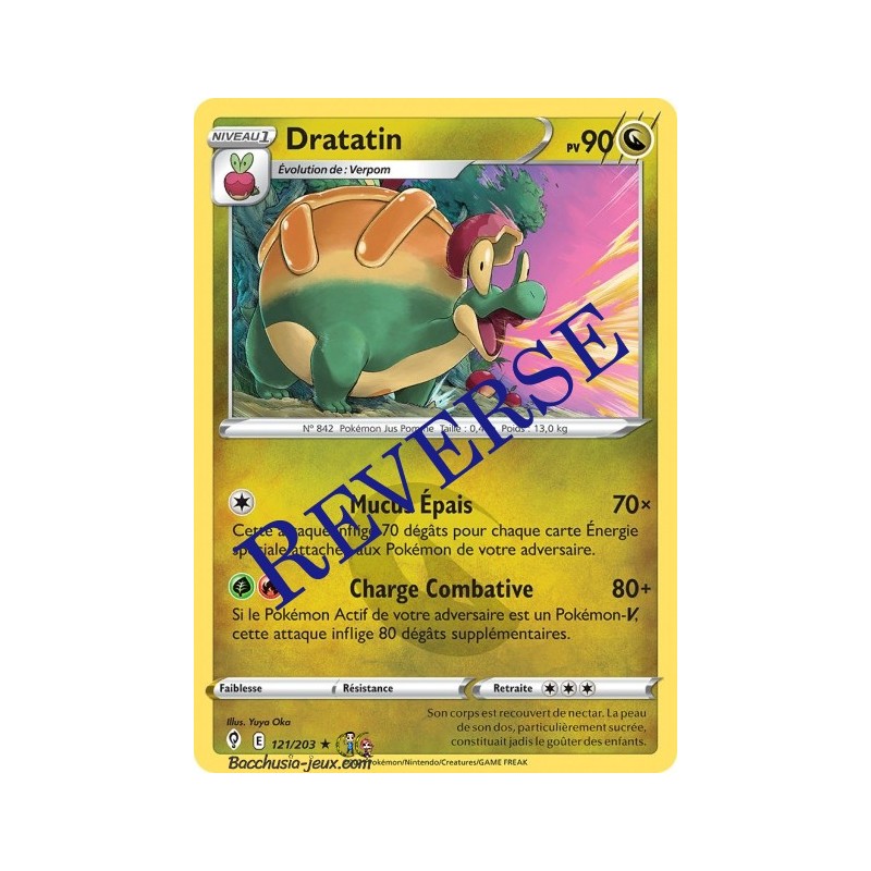 Carte Pokémon EB07 121/203 Dratatin Reverse