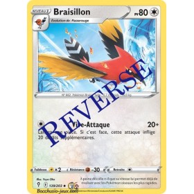 Carte Pokémon EB07 139/203 Braisillon Reverse