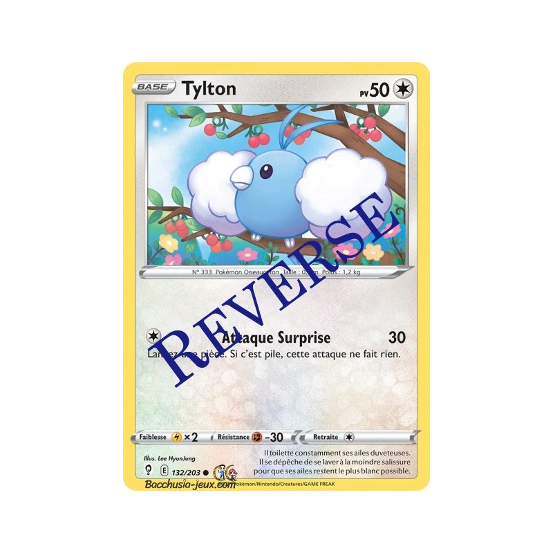 Carte Pokémon EB07 132/203 Tylton Reverse