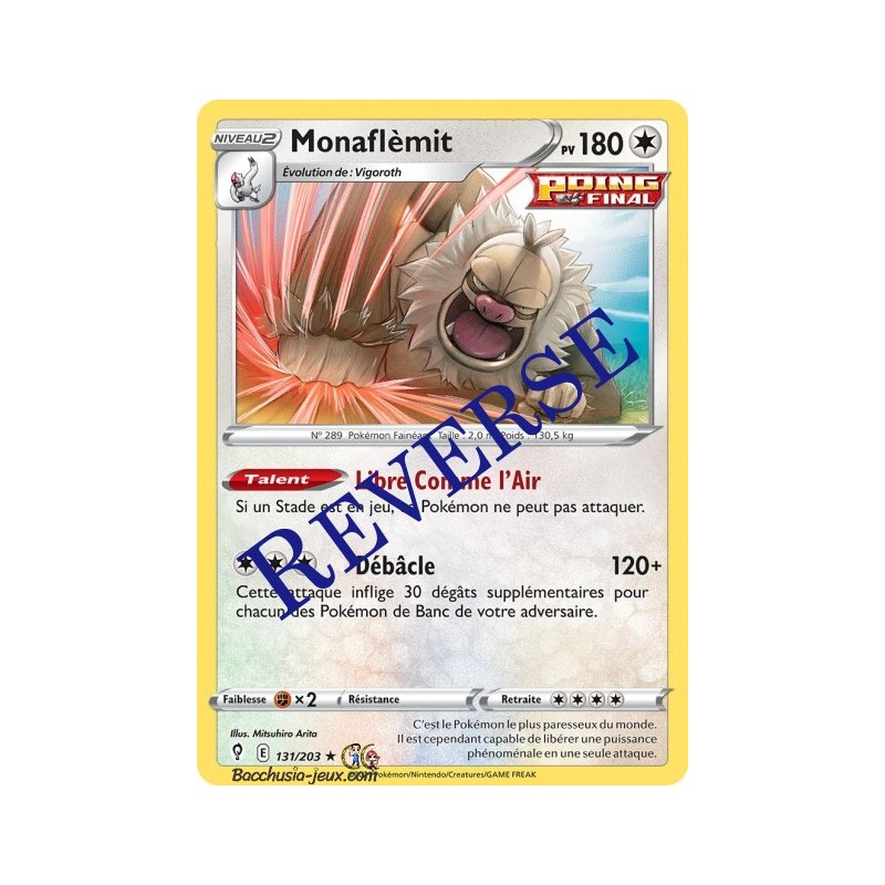 Carte Pokémon EB07 131/203 Monaflèmit Holo Reverse