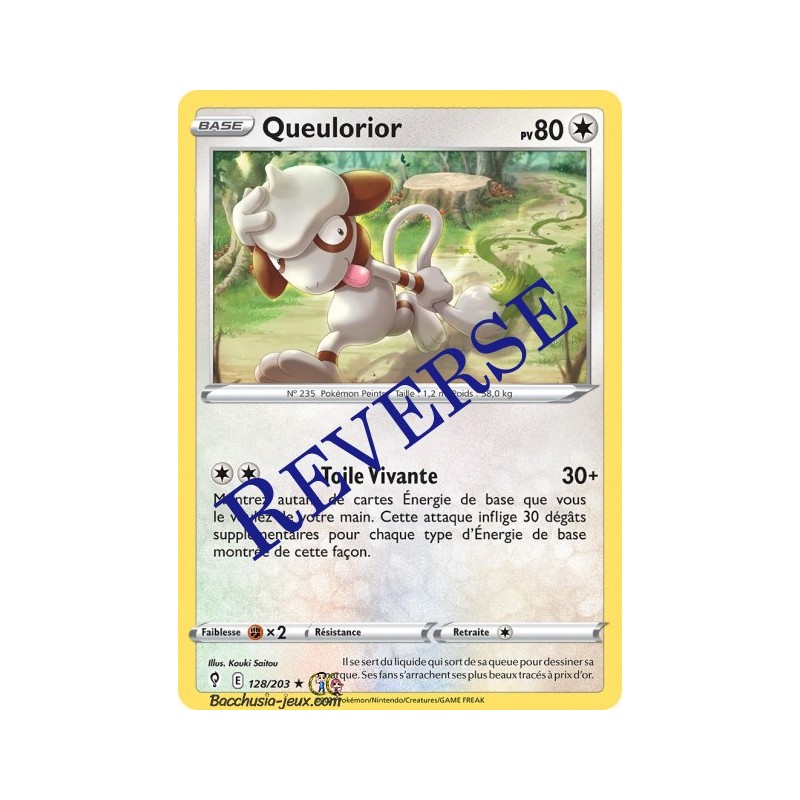 Carte Pokémon EB07 128/203 Queulorior Reverse