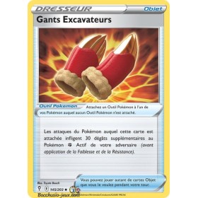 Carte Pokémon EB07 145/203 Gants Excavateurs