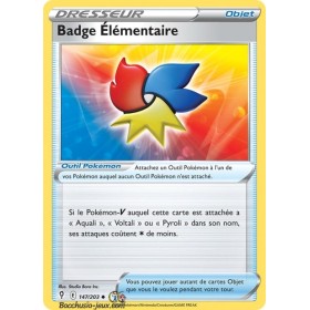 Carte Pokémon EB07 147/203 Badge Elémentaire
