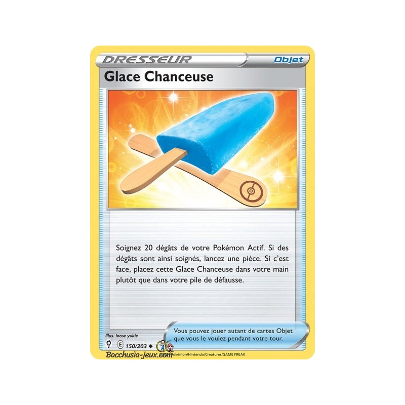 Carte Pokémon EB07 150/203 Glace Chanceuse