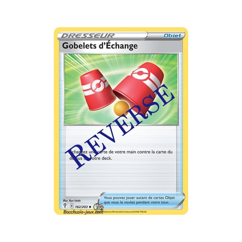 Carte Pokémon EB07 162/203 Gobelets d'Echange Reverse