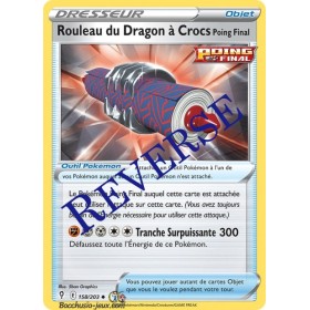 Carte Pokémon EB07 158/203 Rouleau du Dragon à Crocs Poing Final Reverse