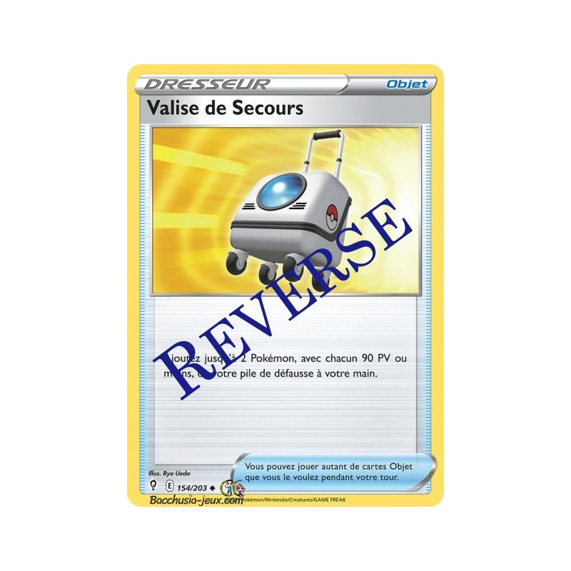 Carte Pokémon EB07 154/203 Valise de secours Reverse