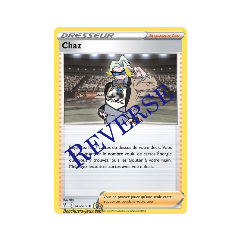 Carte Pokémon EB07 149/203 Chaz Reverse