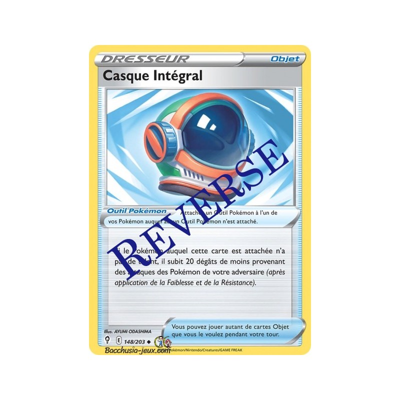 Carte Pokémon EB07 148/203 Casque Intégral Reverse