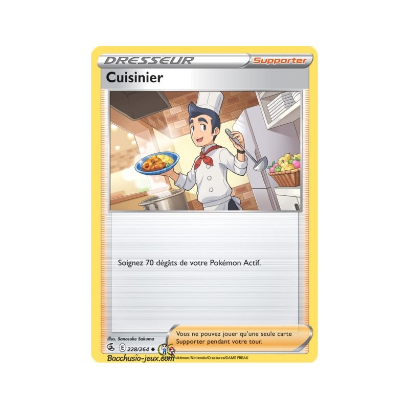 Carte Pokémon EB08 228/264 Cuisinier