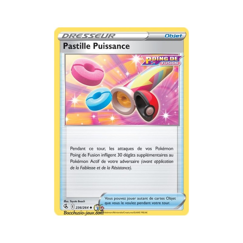 Carte Pokémon EB08 236/264 Pastille Puissance