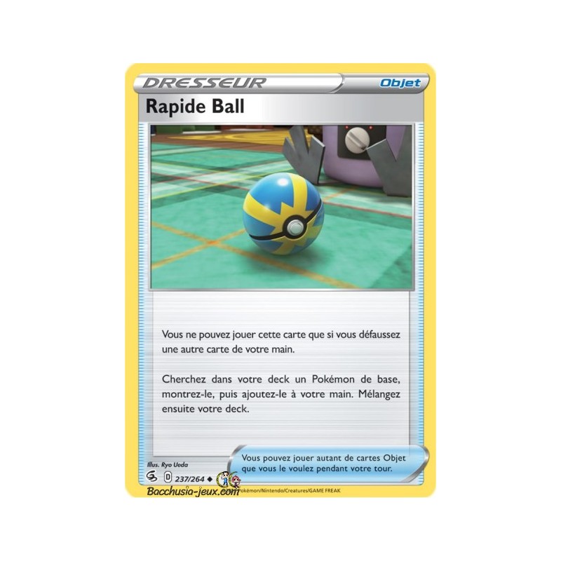 Carte Pokémon EB08 237/264 Rapide Ball