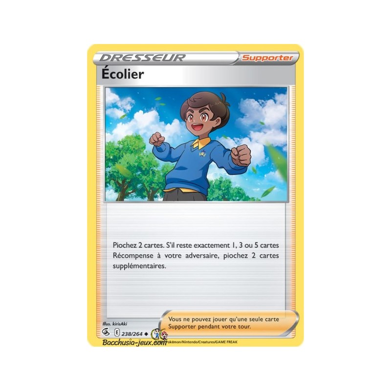 Carte Pokémon EB08 238/264 Ecolier