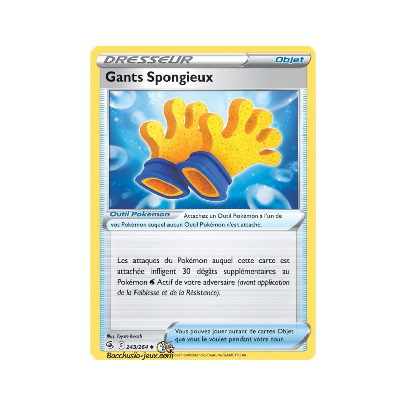 Carte Pokémon EB08 243/264 Gants Spongieux