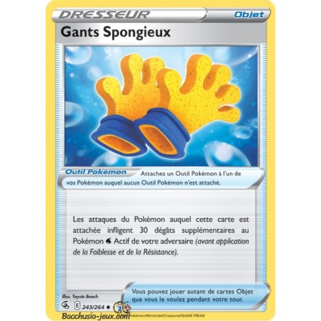 Carte Pokémon EB08 243/264 Gants Spongieux