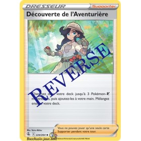 Carte Pokémon EB08 224/264 Découverte de l'Aventurière Reverse