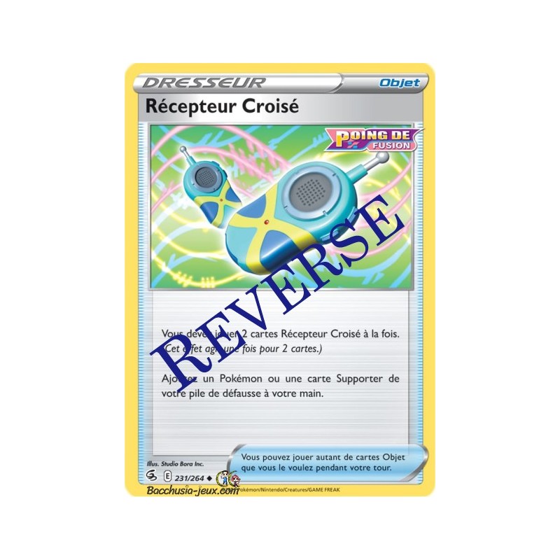 Carte Pokémon EB08 231/264 Récepteur Croisé Reverse