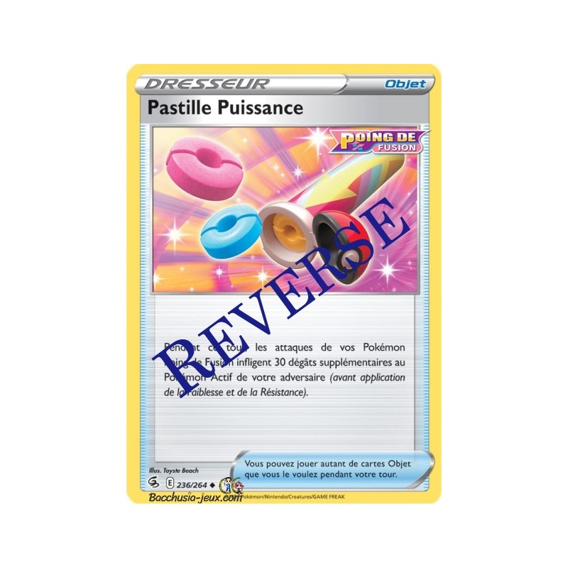 Carte Pokémon EB08 236/264 Pastille Puissance Reverse