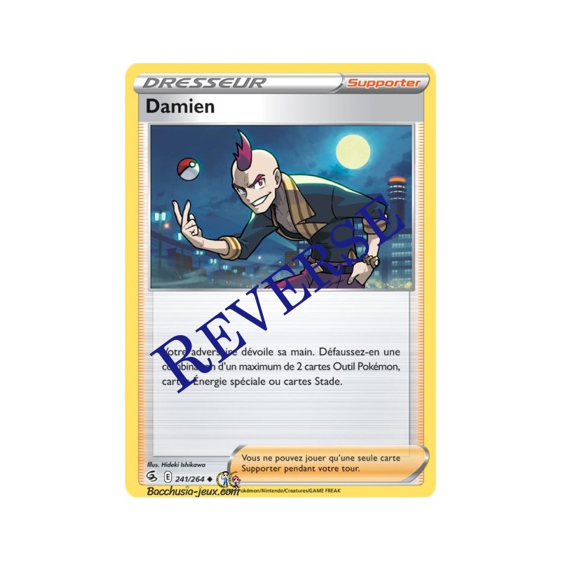 Carte Pokémon EB08 241/264 Damien Reverse