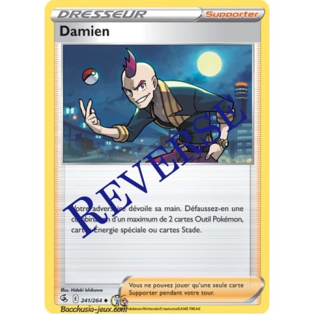 Carte Pokémon EB08 241/264 Damien Reverse