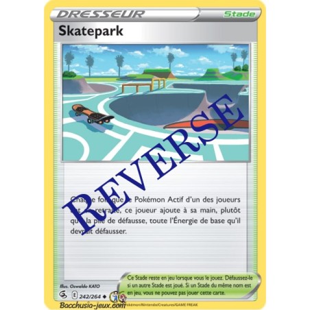 Carte Pokémon EB08 242/264 Skatepark Reverse