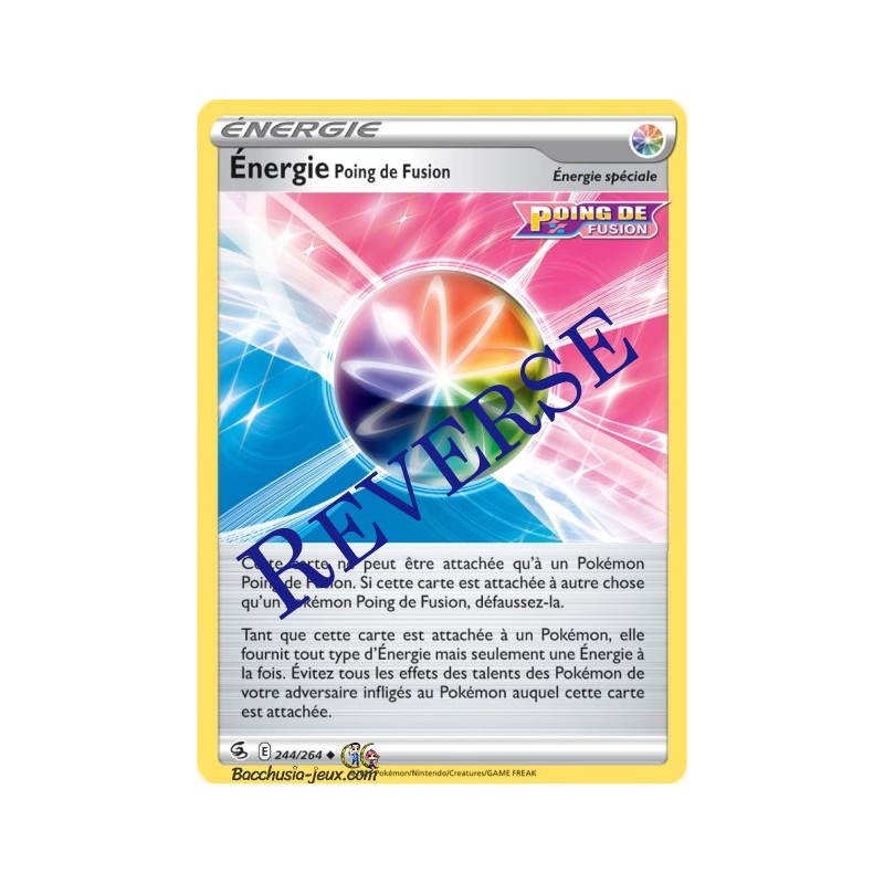 Carte Pokémon EB08 244/264 Energie Poing de Fusion Reverse