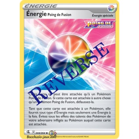 Carte Pokémon EB08 244/264 Energie Poing de Fusion Reverse
