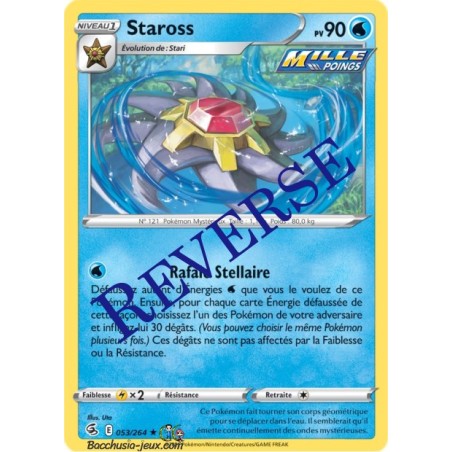Carte Pokémon EB08 053/264 Staross Holo Reverse