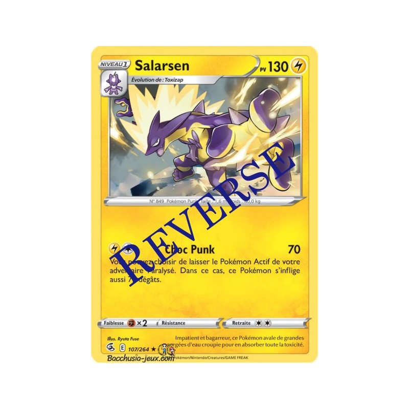 Carte Pokémon EB08 107/264 Salarsen Holo Reverse