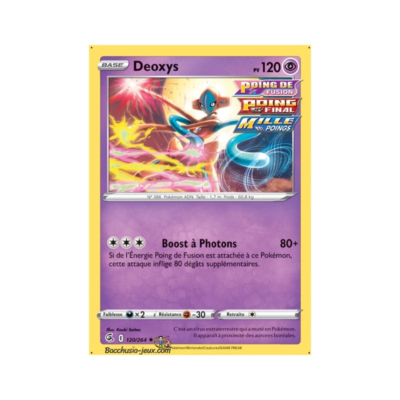 Carte Pokémon EB08 120/264 Deoxys Holo
