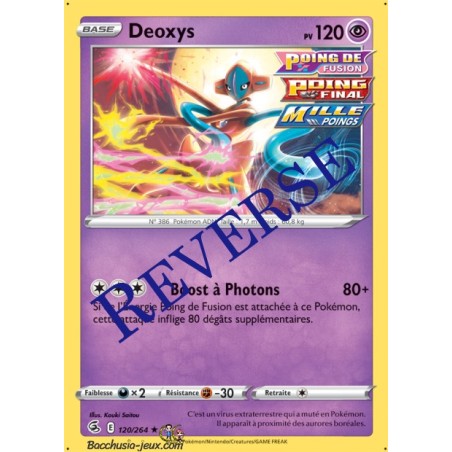 Carte Pokémon EB08 120/264 Deoxys Holo Reverse