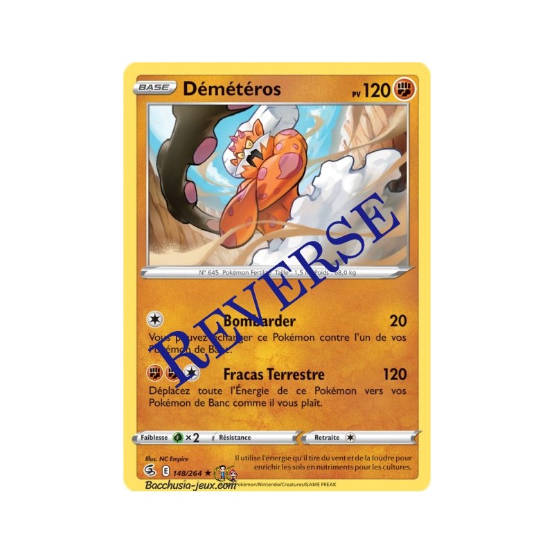 Carte Pokémon EB08 148/264 Démétéros Holo Reverse