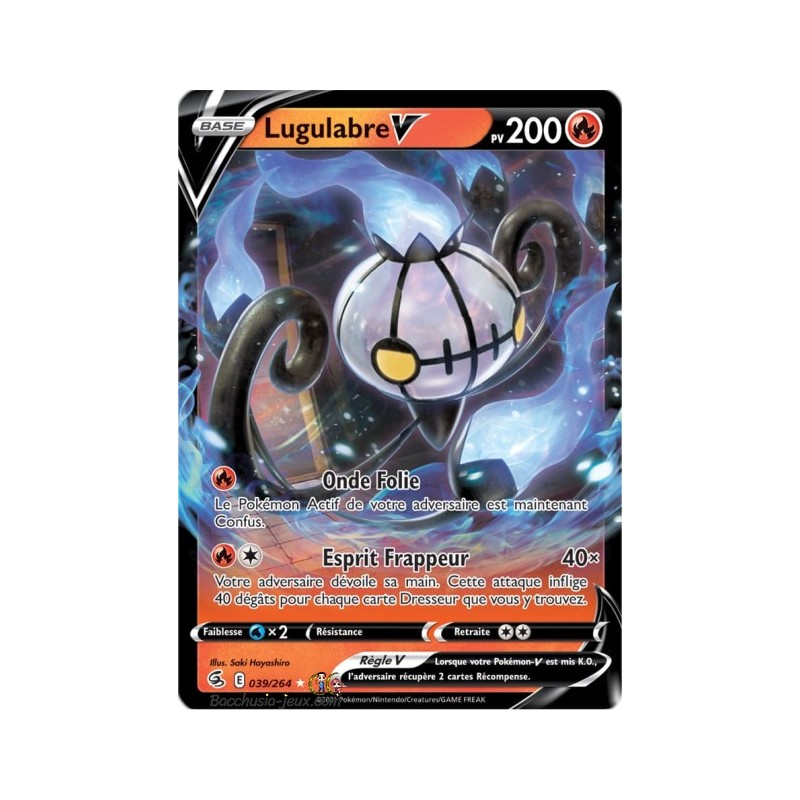 Carte Pokémon EB08 039/264 Lugulabre V