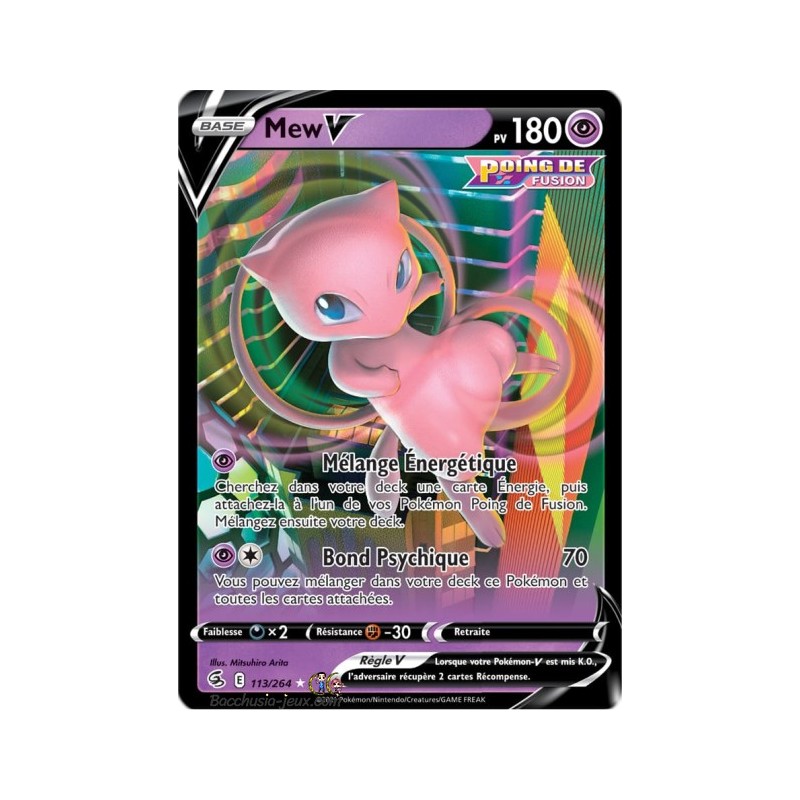 Carte Pokémon EB08 113/264 Mew V