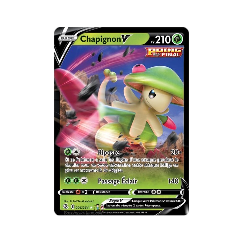 Carte Pokémon EB08 006/264 Chapignon V