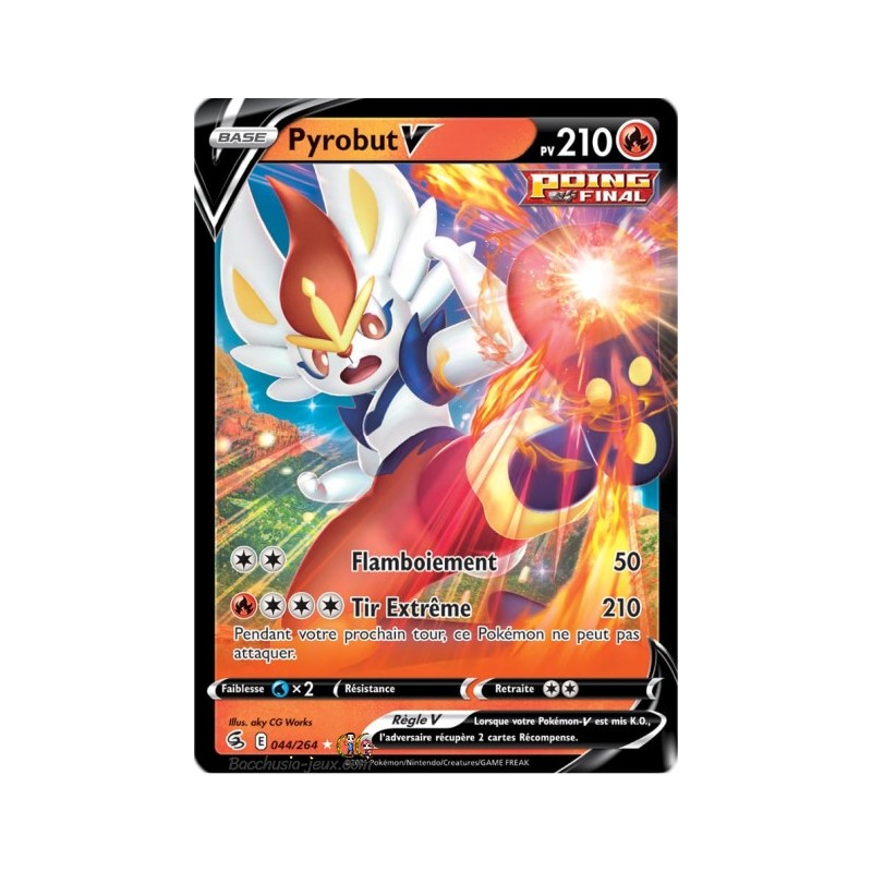 Carte Pokémon EB08 044/264 Pyrobut V