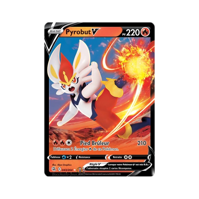 Carte Pokémon EB08 043/264 Pyrobut V