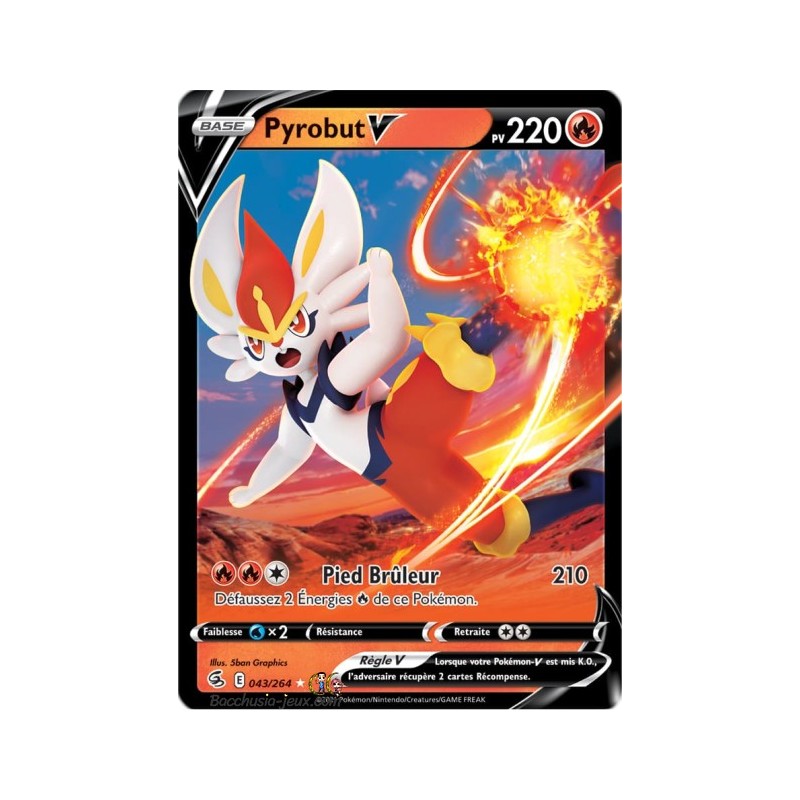 Carte Pokémon EB08 043/264 Pyrobut V