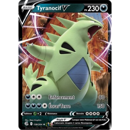 Carte Pokémon EB08 158/264 Tyranocif V