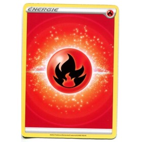 10 Cartes Pokémon Energie Feu série 4