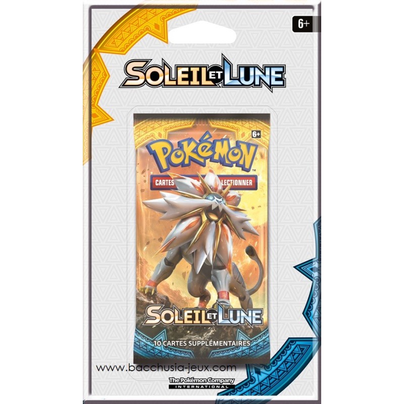 Pokémon 1 Booster sous blister Soleil et Lune Pokémon 1 Booster sous blister Soleil et Lune
