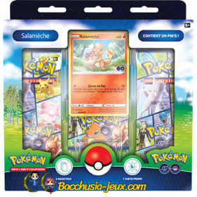 Pokémon Coffret Pin's EB10.5 Pokémon GO Salamèche