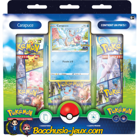 Pokémon Coffret Pin's EB10.5 Pokémon GO Carapuce