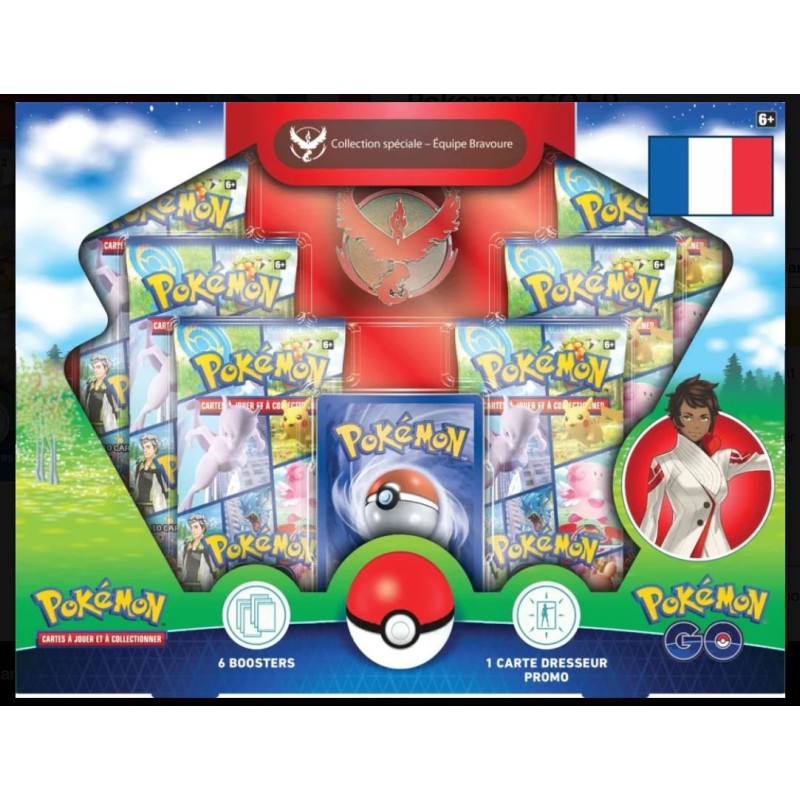 Pokémon Coffret Collection Spéciale Pokémon Go - Equipe Bravoure Pokémon Coffret Collection Spéciale Pokémon Go - Equipe Bravoure