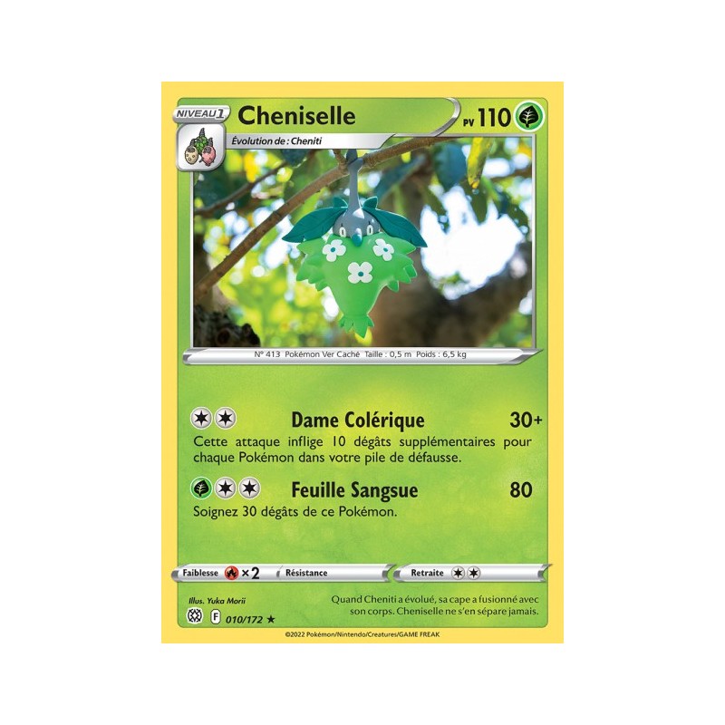 Carte Pokémon EB09 010/172 Cheniselle RARE